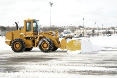 Commercial Snow Plowing detail