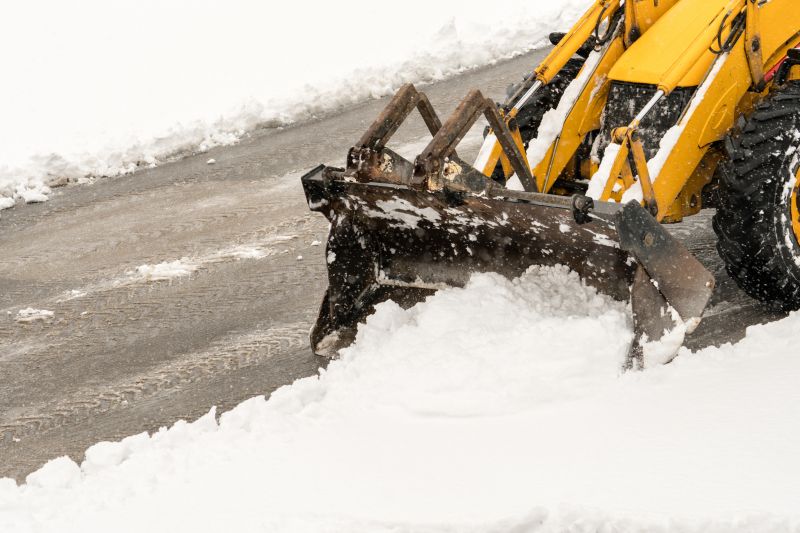 Commercial Snow Plowing detail