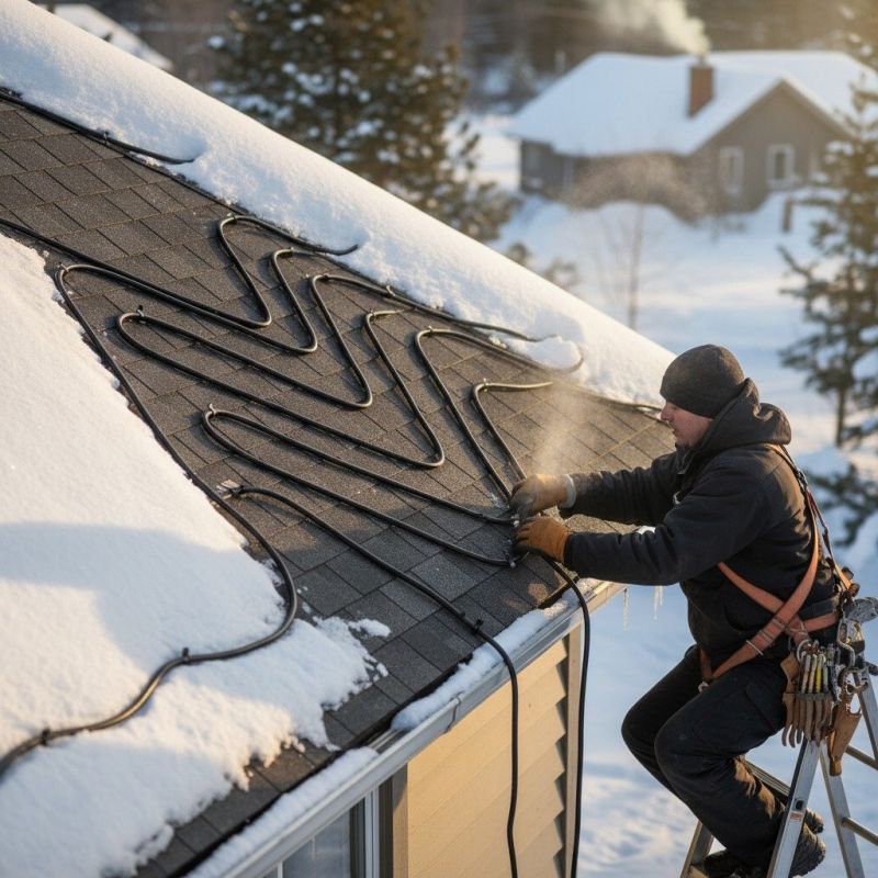 Heat Tape Installation detail