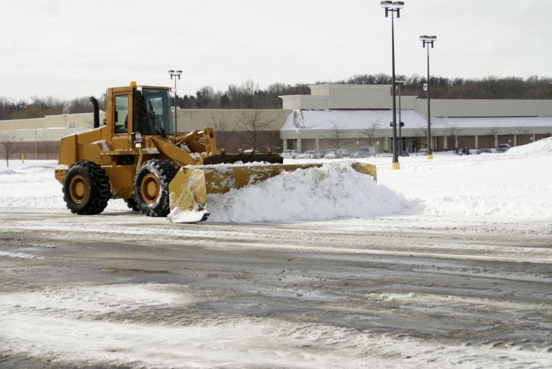Parking Lot Snow Removal detail