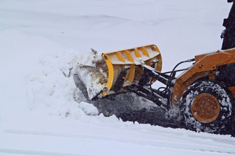 Residential Snow Plowing detail