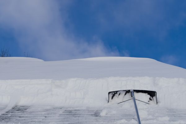 Roof Snow Raking in Allen