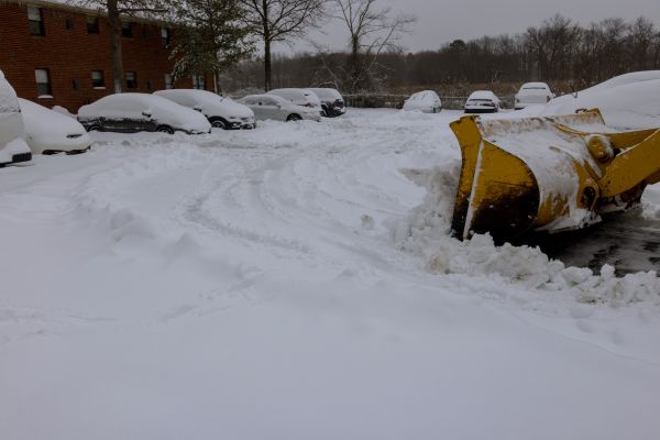 Parking Lot Snow Plowing in Allen